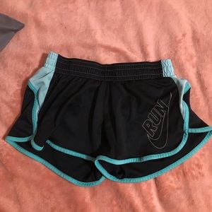 Nike Dri-Fit Running Shorts, XS, Women’s, Teal & Black